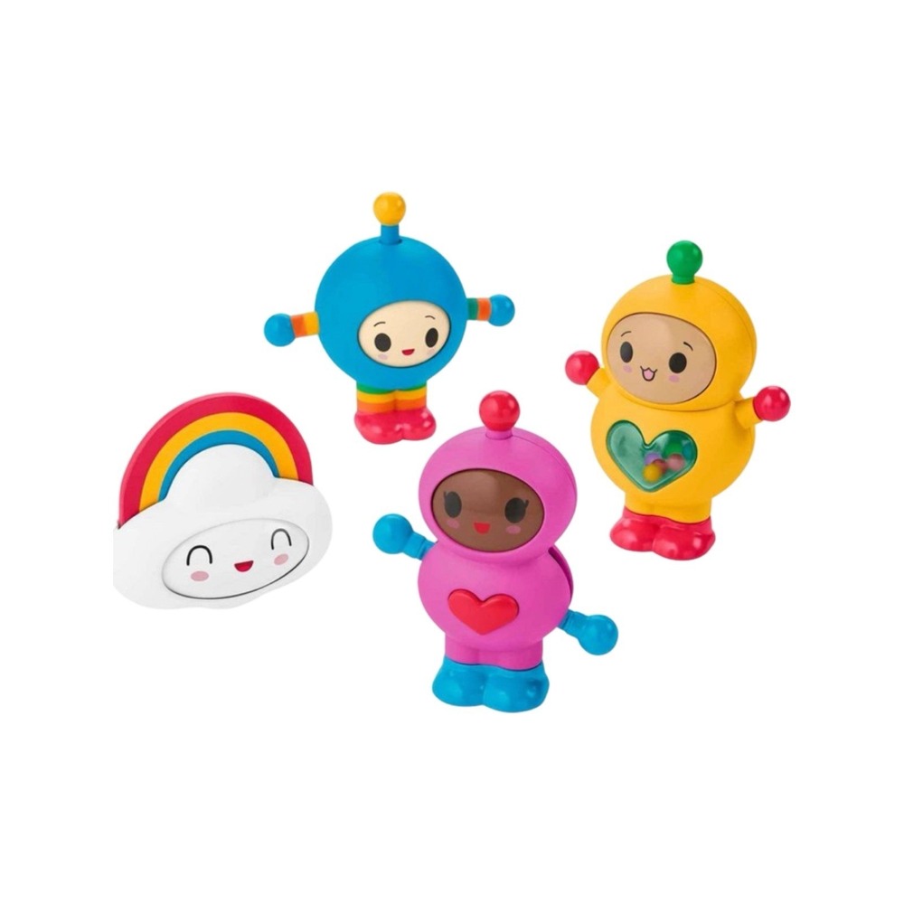 Happy World Friend Set Friends With You Fisher Price Toggle Spin Twist Shake 6m+